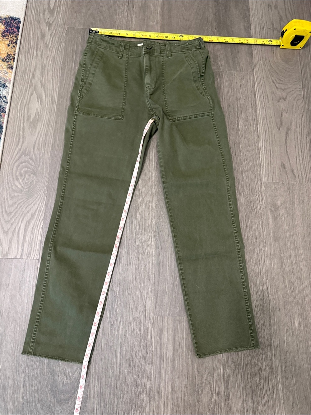 Madewell Olive Green Cargo Utility Pants